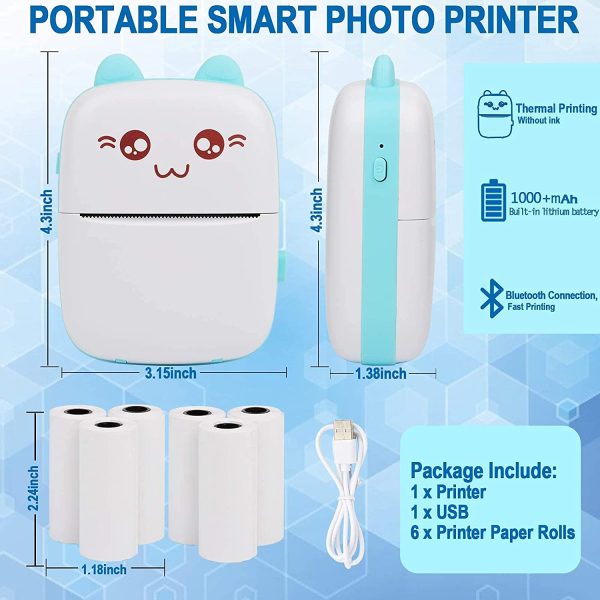 مینی پرینتر حرارتی قابل حمل مدل خرگوشی Iprint - Image 6