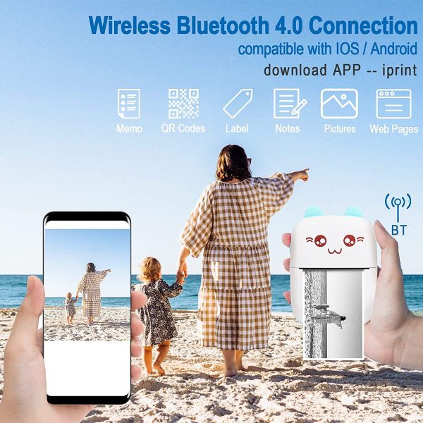 مینی پرینتر حرارتی قابل حمل مدل خرگوشی Iprint - Image 13