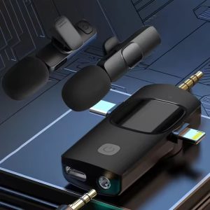 میکروفون یقه‌ای بی‌سیم K15 دو میکروفون