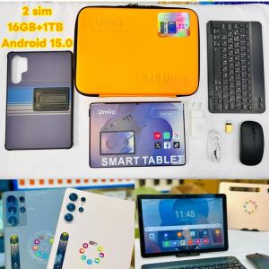 تبلت umiio مدل S26 ultra با رم 16 گیگ و حافظه 1 ترابایت همراه کیف